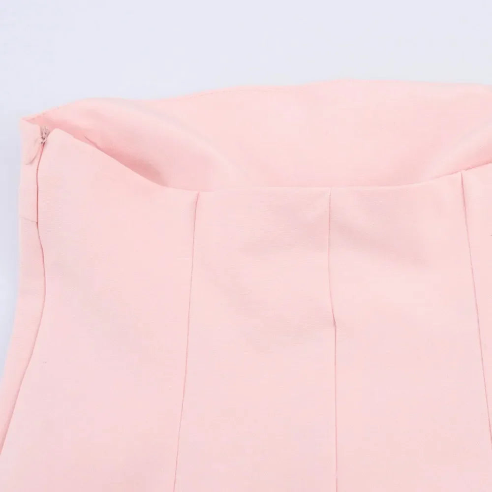 Women High Waist Straight Leg Jumpsuit with Halter Neck Sleeveless Design Side Zipper Wide Leg Pants Chic Spring Summer Outfit