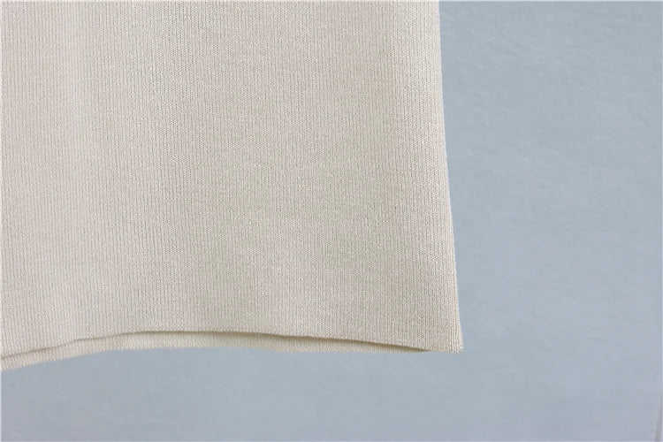 Elegant Knitted Three-Piece Suit for Women - Cozy Autumn Winter Knit Top with Wide Leg Pants and Stylish Shawl Set