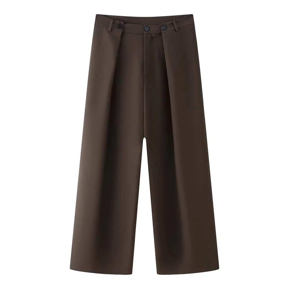 Elegant Women's Casual Suit Jacket and Pants Set with Belt for Stylish Office and Leisure Wear