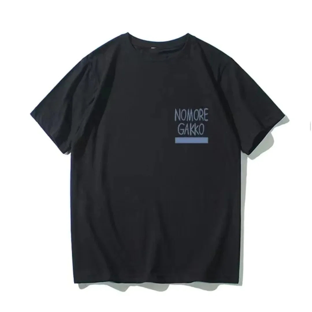 Anime BOCHI THE ROCK Graphic Print Unisex Casual Short Sleeve T-Shirt Summer Kawaii Comic Style Top for Women and Men