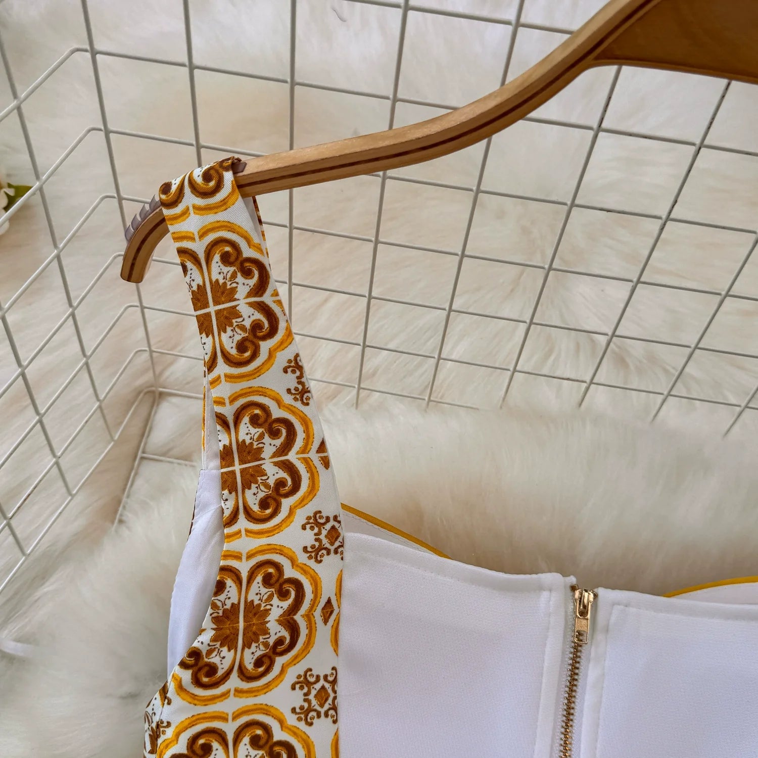 Summer Yellow Floral Two Piece Skirt Set for Women Sexy Corset Crop Top with Long Maxi Skirt Printed Outfit