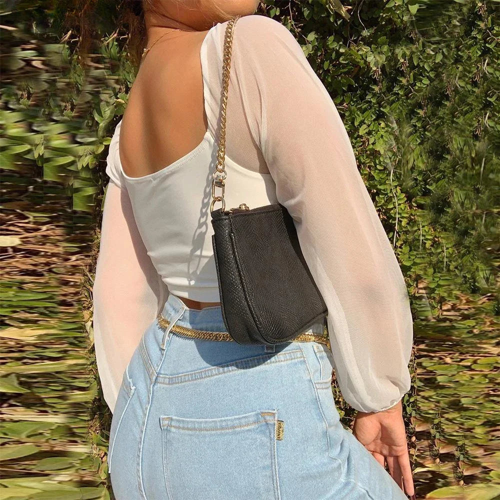 Women's Sexy V-Neck Off-Shoulder Blouse with Drawstring Bandage Detail Long Sleeve Summer Top Stylish Korean-Inspired Short Shirt