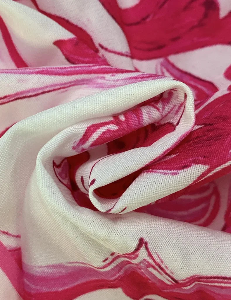 BambooBoy Summer Print Waist Pleated Backless Dress for Women Bohemian Elegant Off Shoulder Puff Sleeve Maxi Party Dress