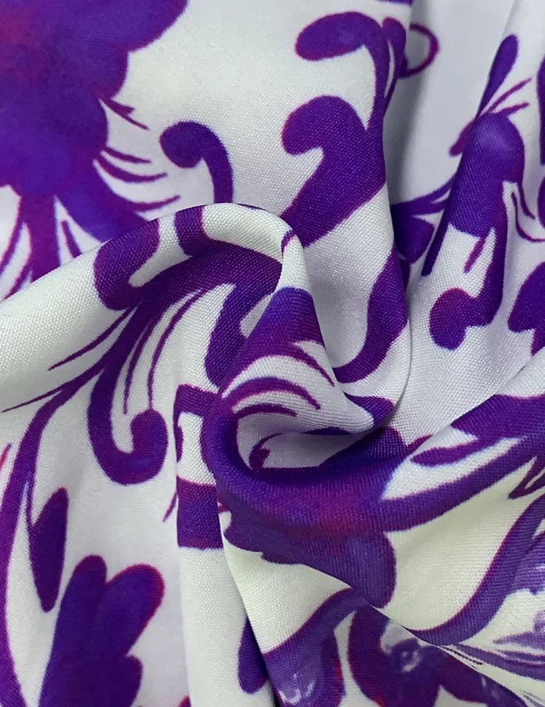 BambooBoy Summer Print Waist Pleated Backless Dress for Women Bohemian Elegant Off Shoulder Puff Sleeve Maxi Party Dress