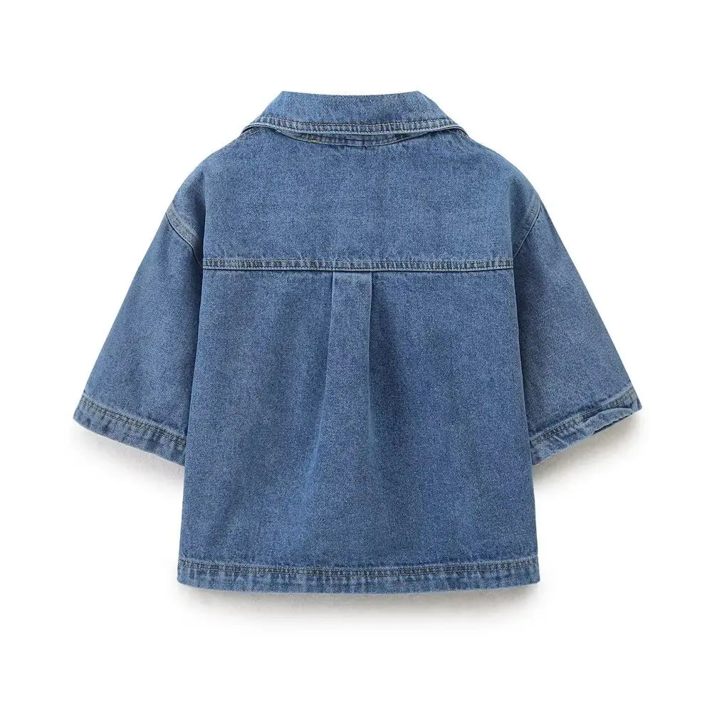 Chic Versatile Women's Casual Denim Shirt and Mini Skirt Set for Stylish Everyday Wear