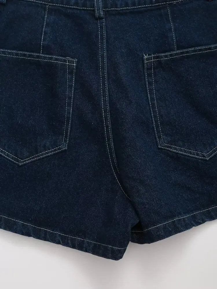 Chic Versatile Women's Casual Denim Shirt and Mini Skirt Set for Stylish Everyday Wear