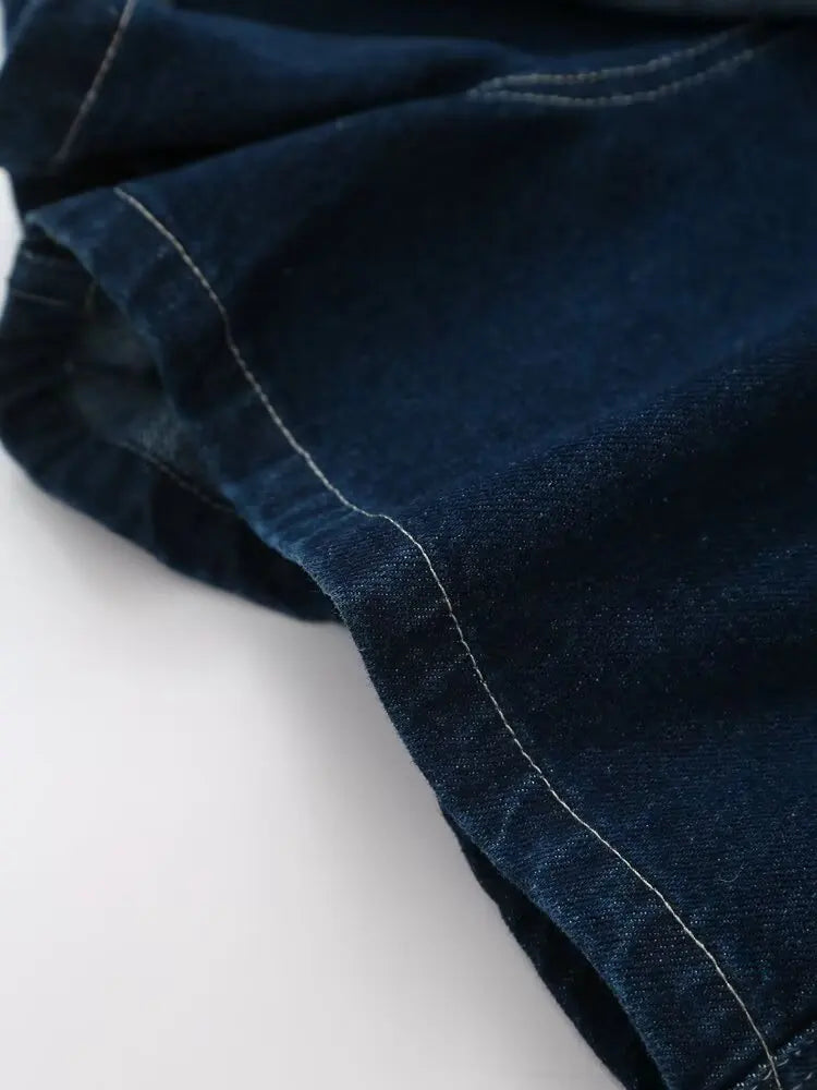 Chic Versatile Women's Casual Denim Shirt and Mini Skirt Set for Stylish Everyday Wear