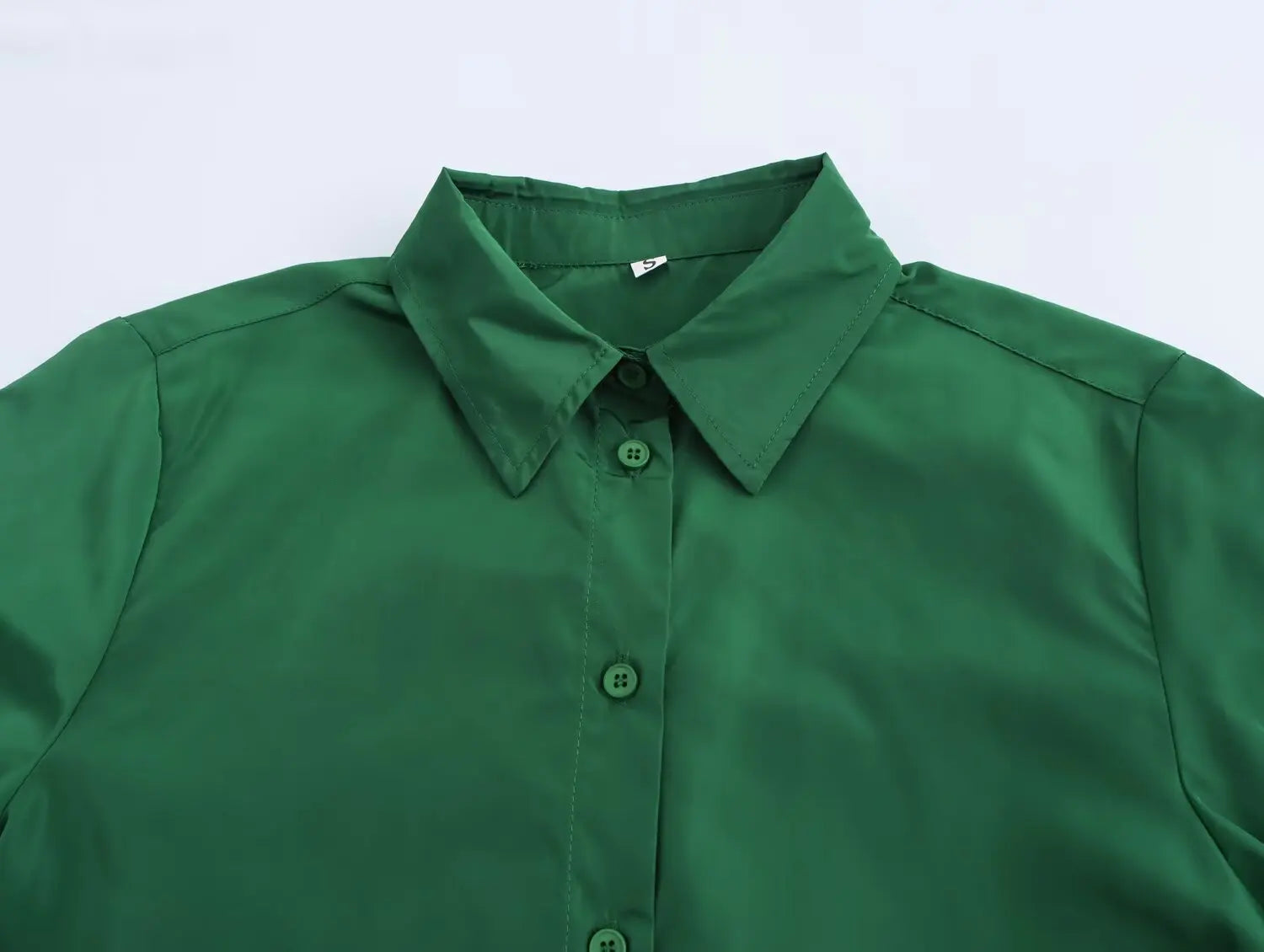 Women's Fashion Versatile Short Sleeve Collared Shirt and Long Dress Set with Elegant Design