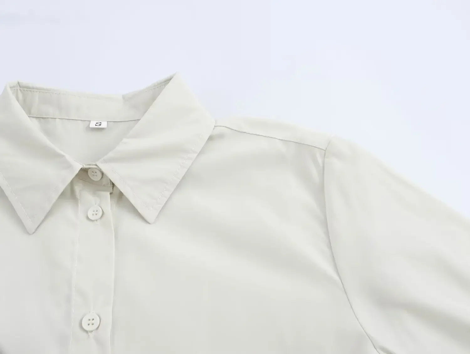 Women's Fashion Versatile Short Sleeve Collared Shirt and Long Dress Set with Elegant Design