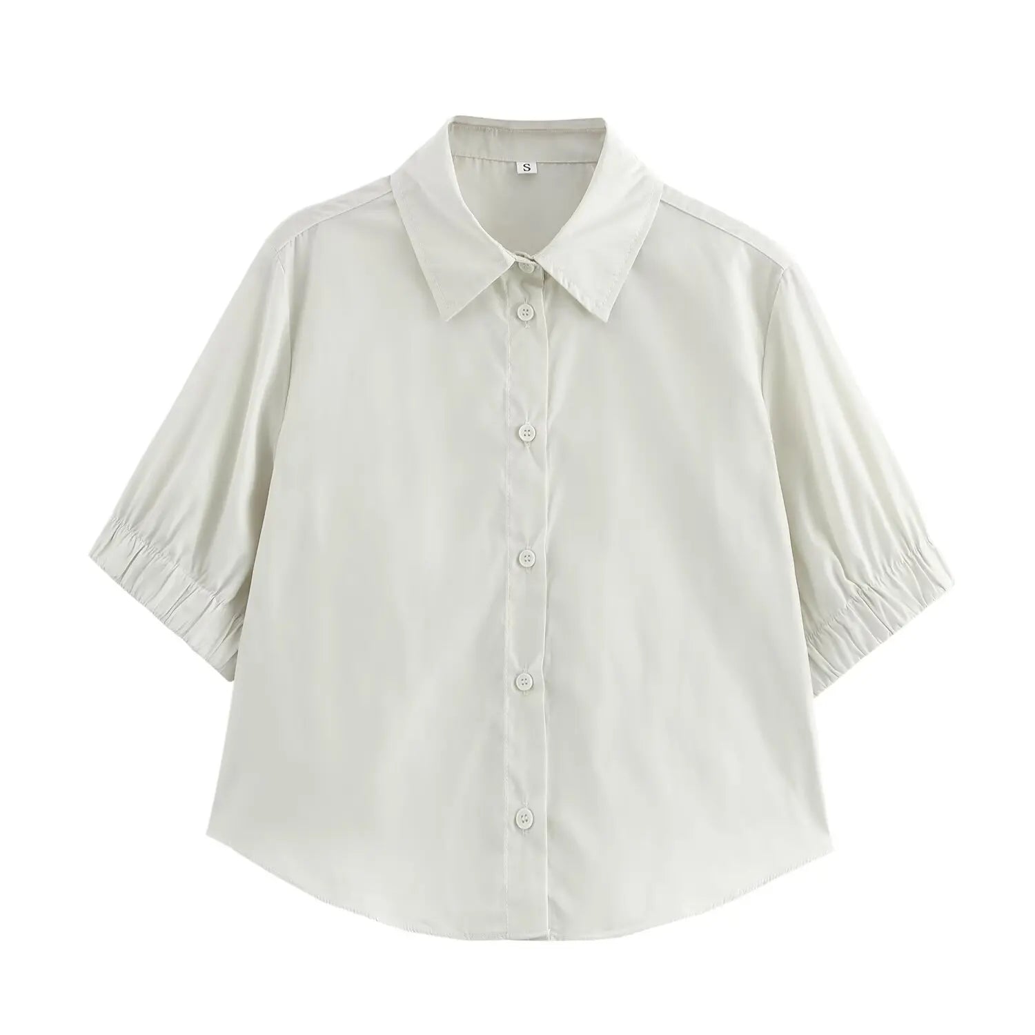 Women's Fashion Versatile Short Sleeve Collared Shirt and Long Dress Set with Elegant Design