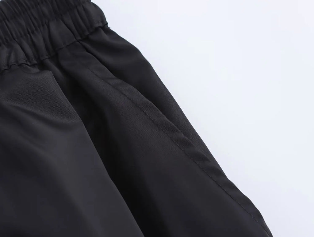 Women's Fashion Versatile Short Sleeve Collared Shirt and Long Dress Set with Elegant Design