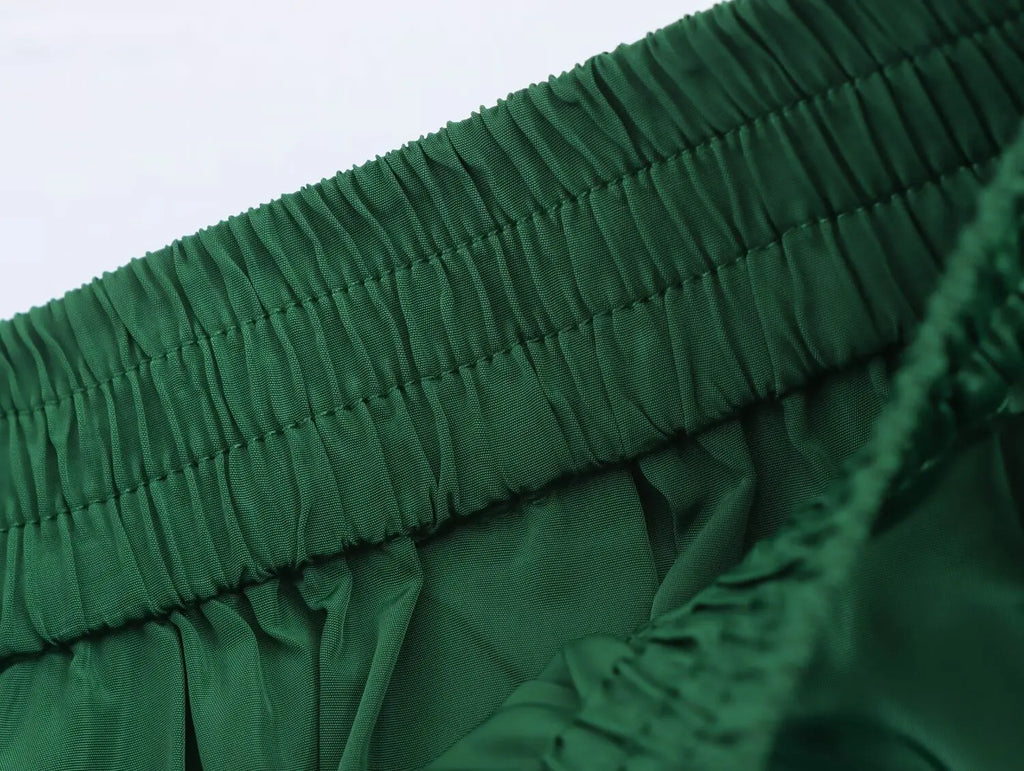 Women's Fashion Versatile Short Sleeve Collared Shirt and Long Dress Set with Elegant Design