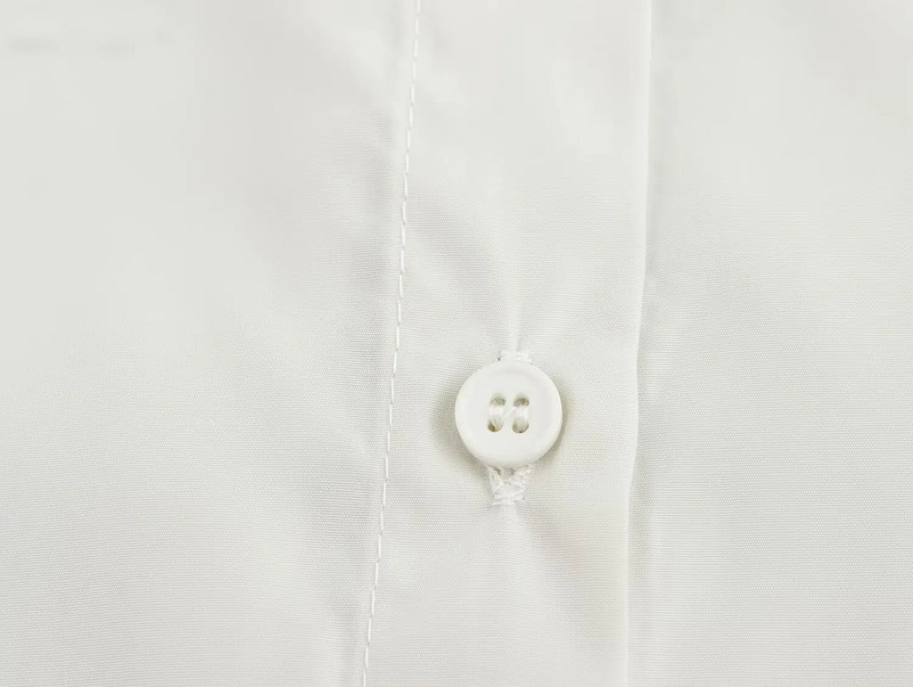 Women's Fashion Versatile Short Sleeve Collared Shirt and Long Dress Set with Elegant Design