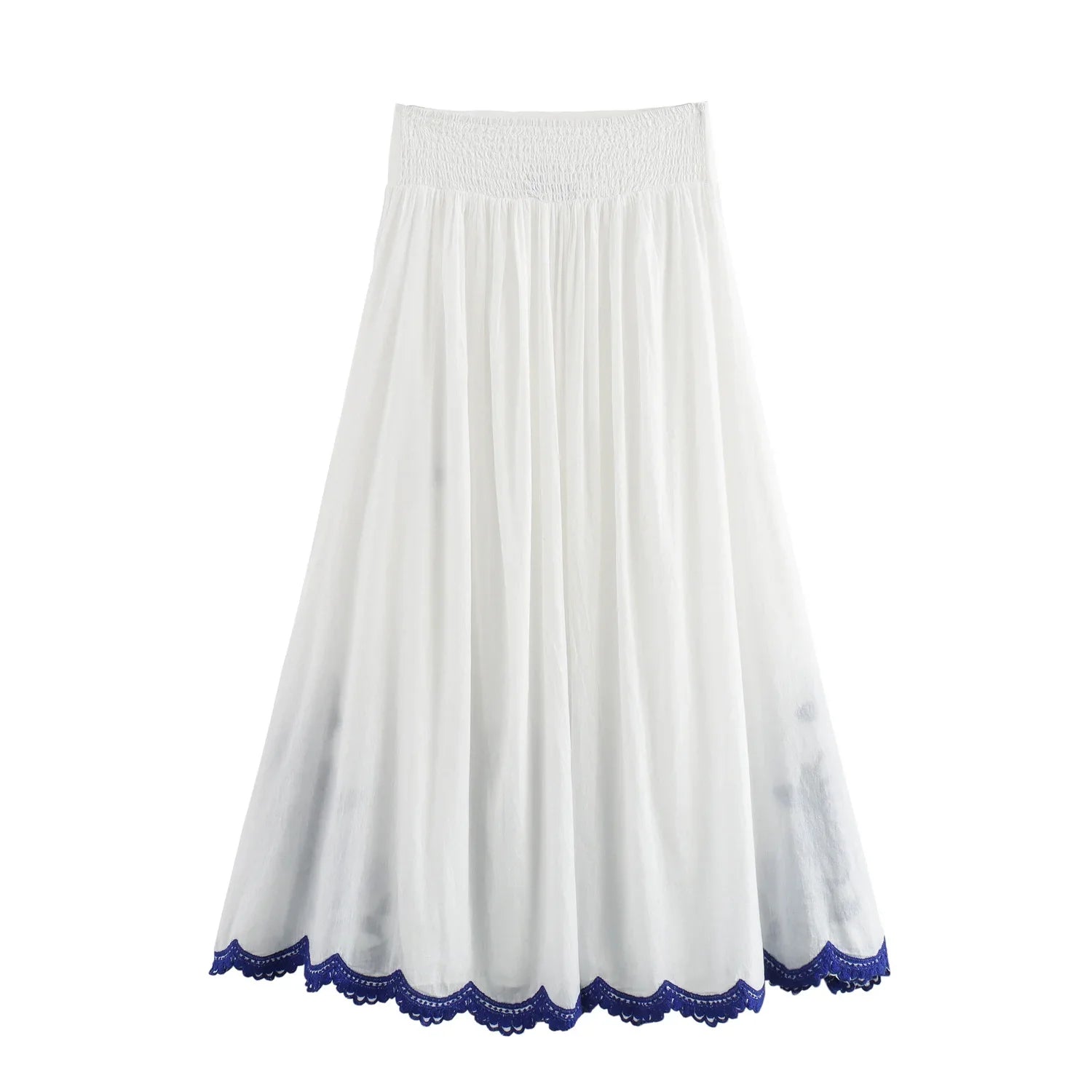 Casual Embroidered Contrast Shirt and Half Skirt Set for Women Stylish Autumn Outfit