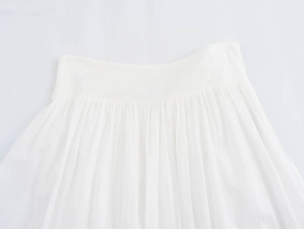 Casual Embroidered Contrast Shirt and Half Skirt Set for Women Stylish Autumn Outfit