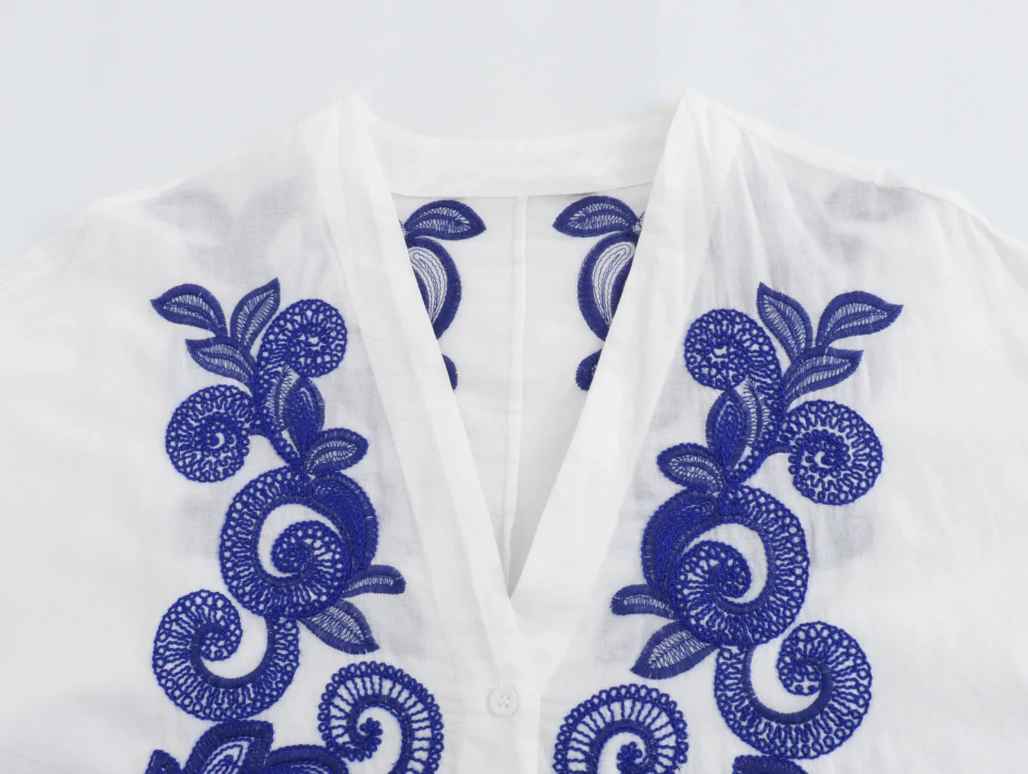 Casual Embroidered Contrast Shirt and Half Skirt Set for Women Stylish Autumn Outfit