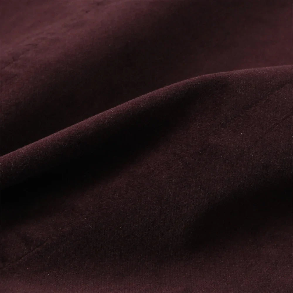 Elegant Velvet Long Sleeve Suit Jacket and Skirt Set for Women Casual Autumn and Winter Fashion Slimming Design