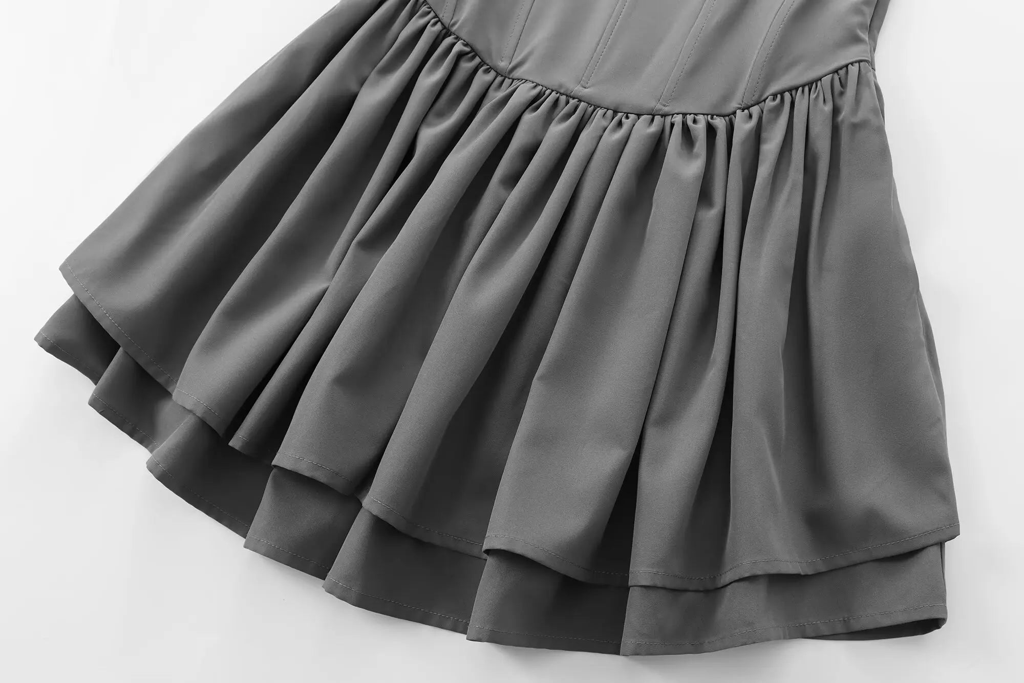 Chic Solid Sling Mini Dress for Women Square Collar Sleeveless Backless Evening Party Short Dress for Club and Night Out