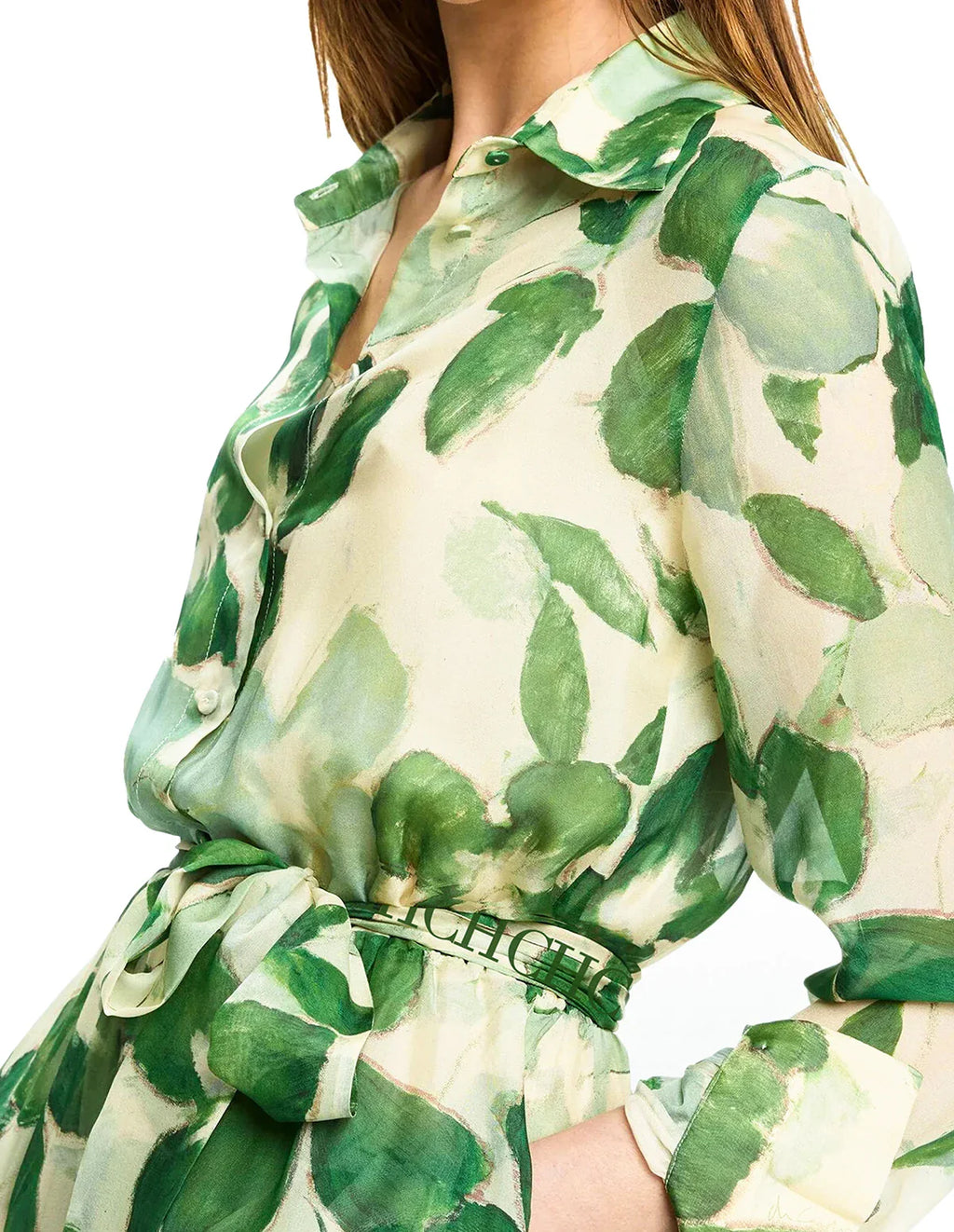 Elegant Belted Chiffon V-Neck Maxi Dress for Women with Floral Print and Slim Fit Design for Stylish Holiday and Street Wear