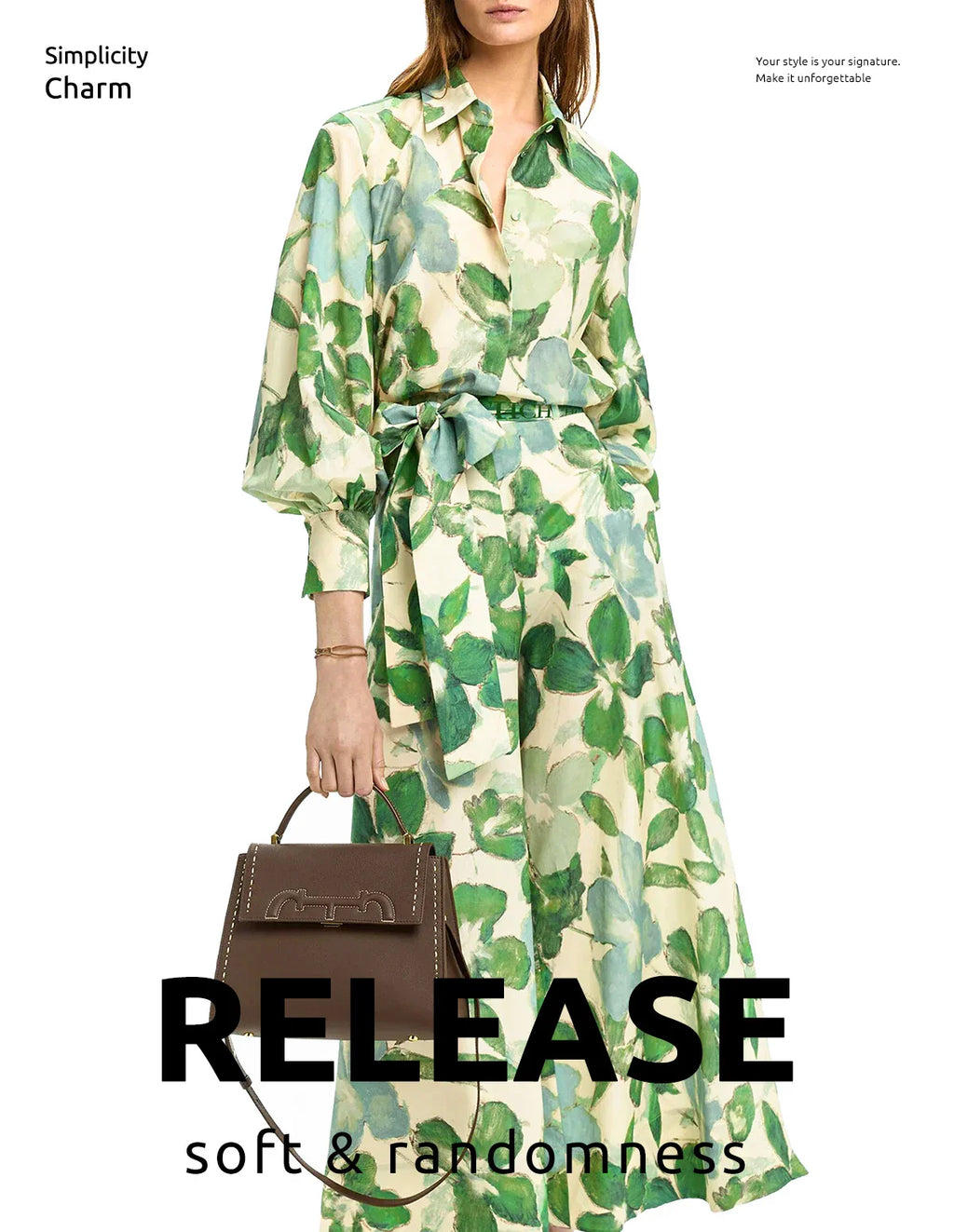 Elegant Belted Chiffon V-Neck Maxi Dress for Women with Floral Print and Slim Fit Design for Stylish Holiday and Street Wear