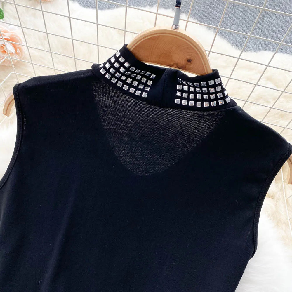 Sexy Summer Women Sequins Two Piece Set Halter Sleeveless Crop Top and High Waist Bodycon Skirt Elegant Party Outfit