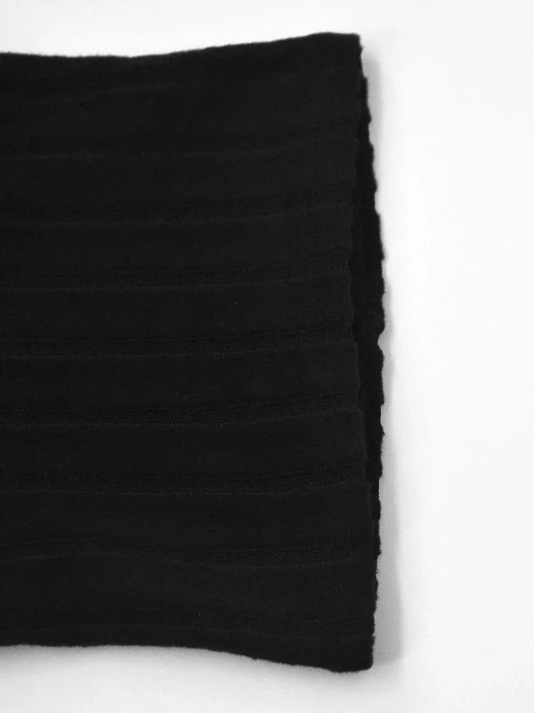 Elegant Solid Bodycon Dress for Women with Long Sleeves and Turtleneck, Perfect for Autumn and Winter Party, Club, and Evening Events