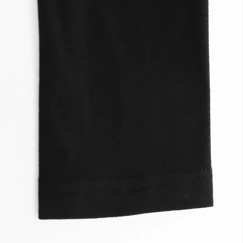 Women's Sexy Off Shoulder Black Turtleneck Long Sleeve Slim Fit Casual Autumn Winter Tee