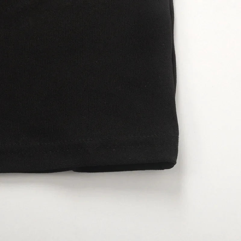 Elegant Black Sleeveless Bodycon Dress for Summer Women's Streetwear Backless Spaghetti Strap Casual Party and Clubwear