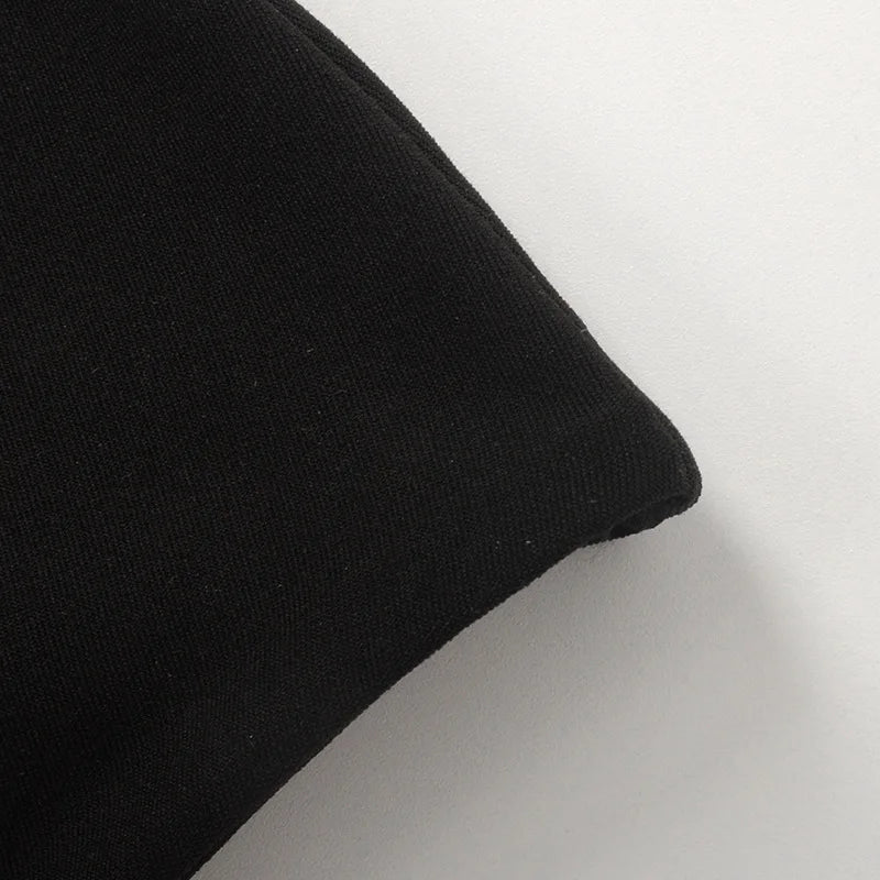 Elegant Black Sleeveless Bodycon Dress for Summer Women's Streetwear Backless Spaghetti Strap Casual Party and Clubwear