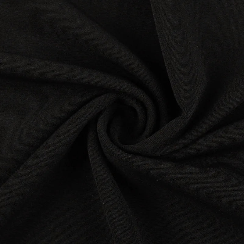 Elegant Black Sleeveless Bodycon Dress for Summer Women's Streetwear Backless Spaghetti Strap Casual Party and Clubwear