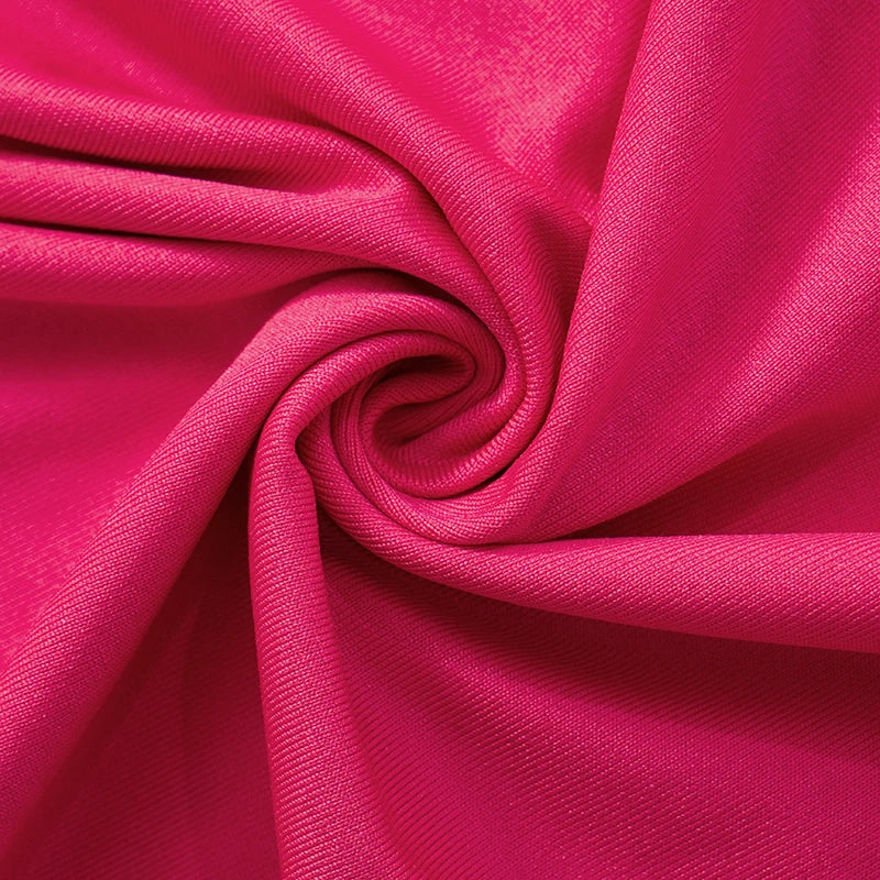 Single Shoulder Half High Neck Long Sleeve Hollow Out Bodysuit with High Split Elegant Long Dress Set