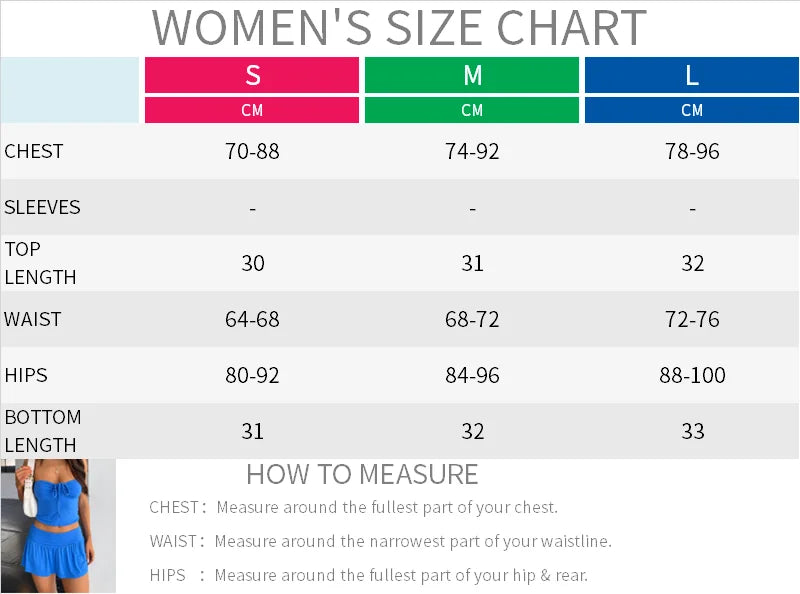 Summer Girl Solid Color Two-Piece Skirt Set with Halter and Strapless Drawstring Ruched Crop Top and Elastic Waist Pleated Skirt