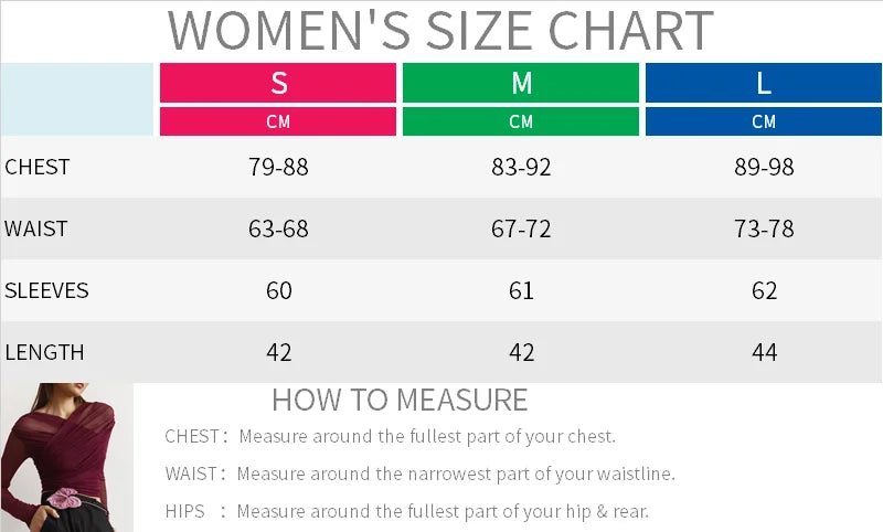 Chic Cross Neck Mesh Crop Top with Pleated Long Sleeves Sheer Sexy Solid Color Elegant T-Shirt for Women Casual Wear