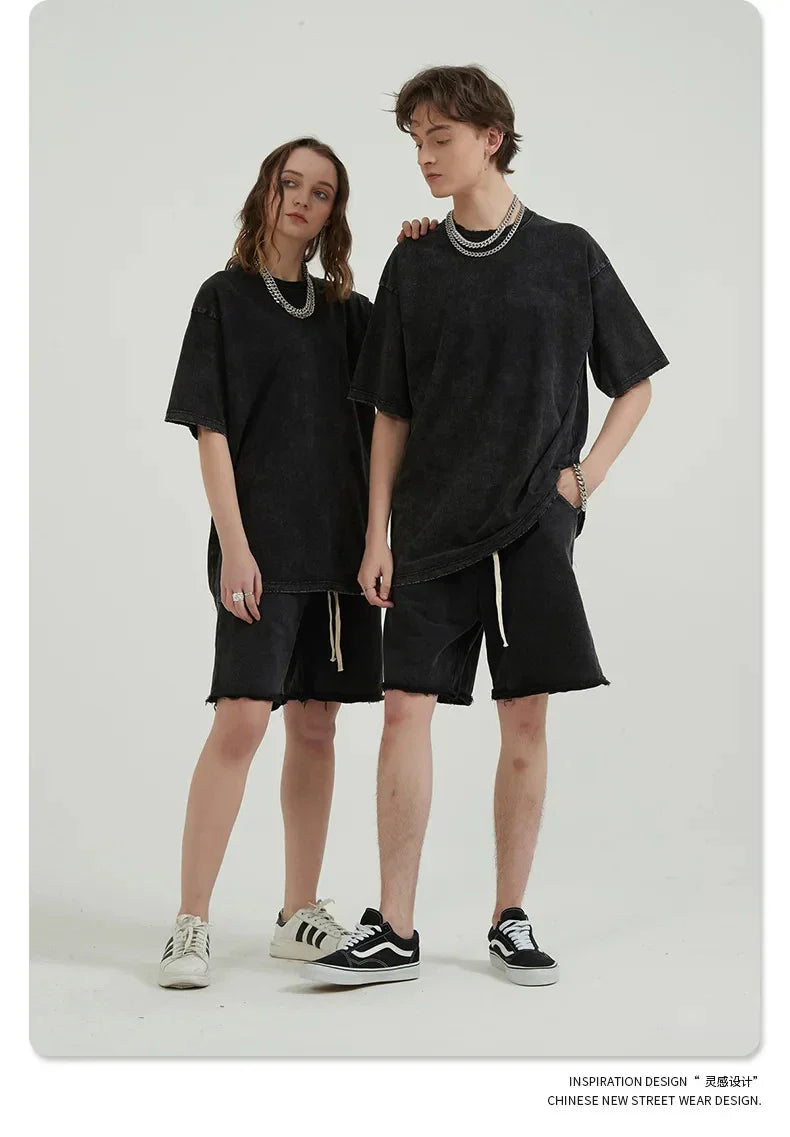 Japanese Anime Serial Experiments Lain Vintage Washed Cotton T Shirt Casual Short Sleeve Harajuku Style Unisex Summer Tee for Men and Women