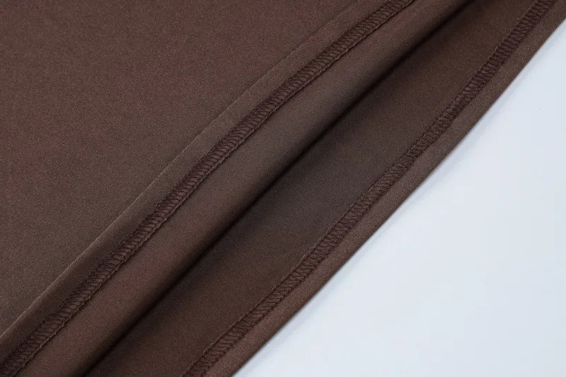 Elegant Long Sleeve Red Bodycon Dress for Party and Streetwear with Spring and Autumn Style