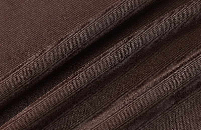 Elegant Long Sleeve Red Bodycon Dress for Party and Streetwear with Spring and Autumn Style