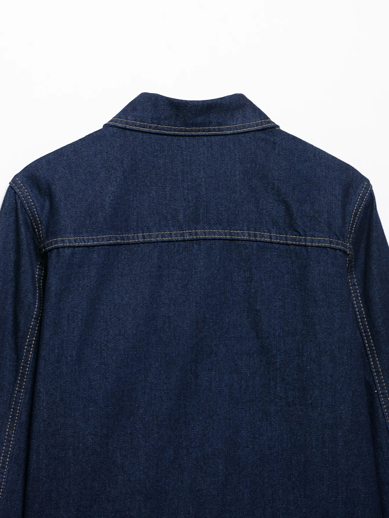 Women's Y2K Denim Two-Piece Set Long Sleeve Jacket with Front Zipper Mini Skirt Casual Chic Skirt Outfit