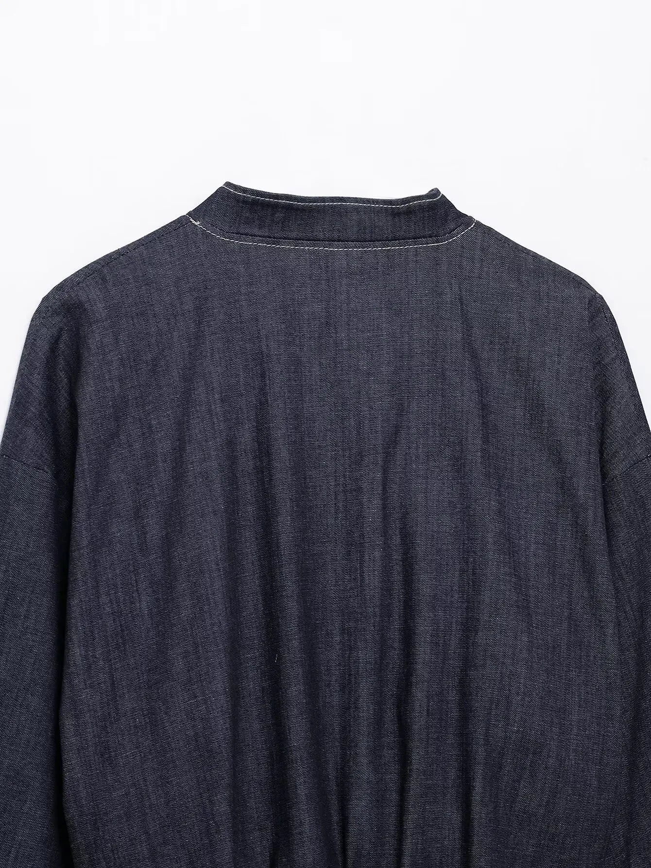 Women's Two-Piece Denim Set Featuring Pleated Jacket and Side Zipper Skirt Shorts Chic Casual Outfit for Stylish Ladies