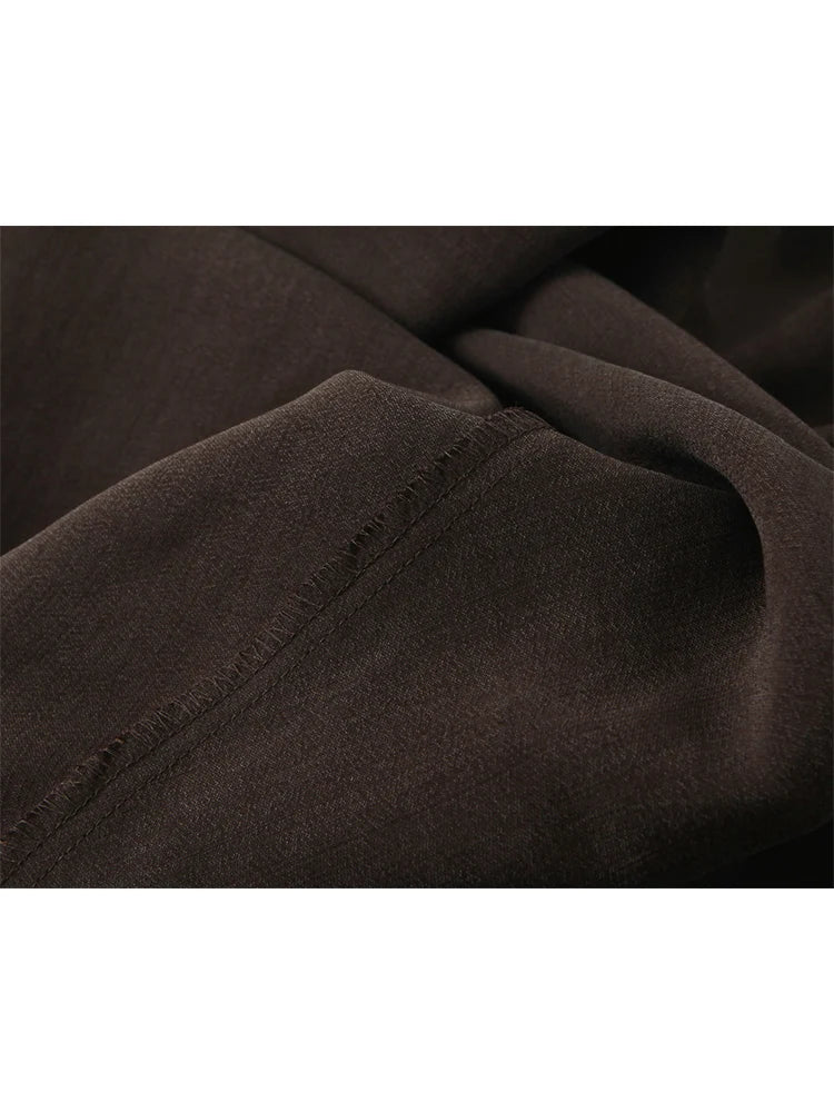 Elegant Summer Midi Sling Dress for Women with Sleeveless Backless V-Neck Design Perfect for Beach Parties and Casual Wear