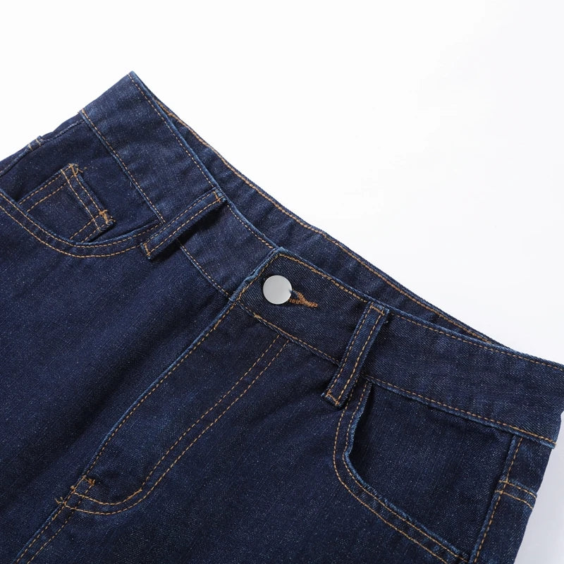 Casual Denim Two-Piece Set for Women Turndown Collar Long Sleeve Single Breasted Jacket with Pockets and Mini Skirt Stylish Summer Outfit