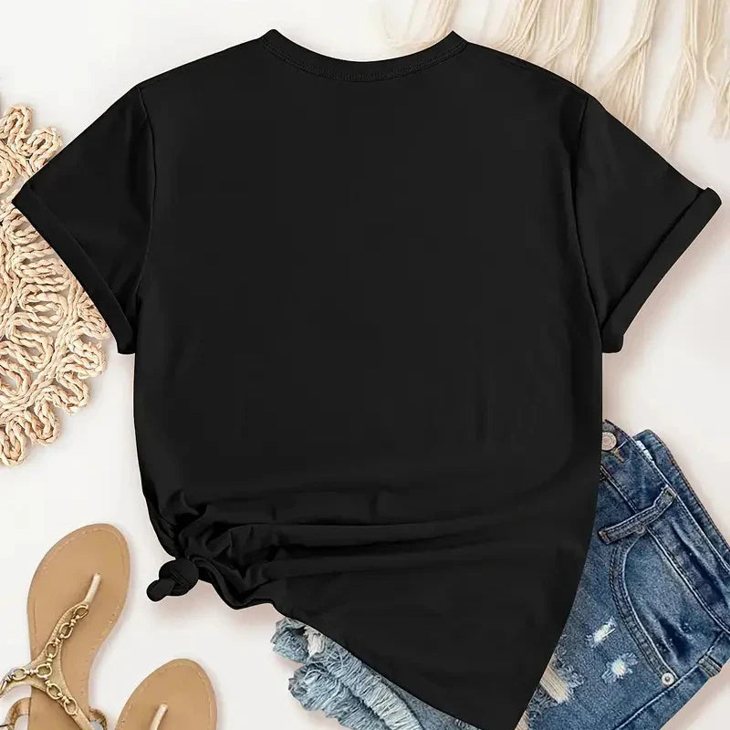 Fashion Friends TV Show Inspired Funny Cartoon Graphic T-Shirt for Women Casual Harajuku Vintage Style Best Friends Korean Trendy Top