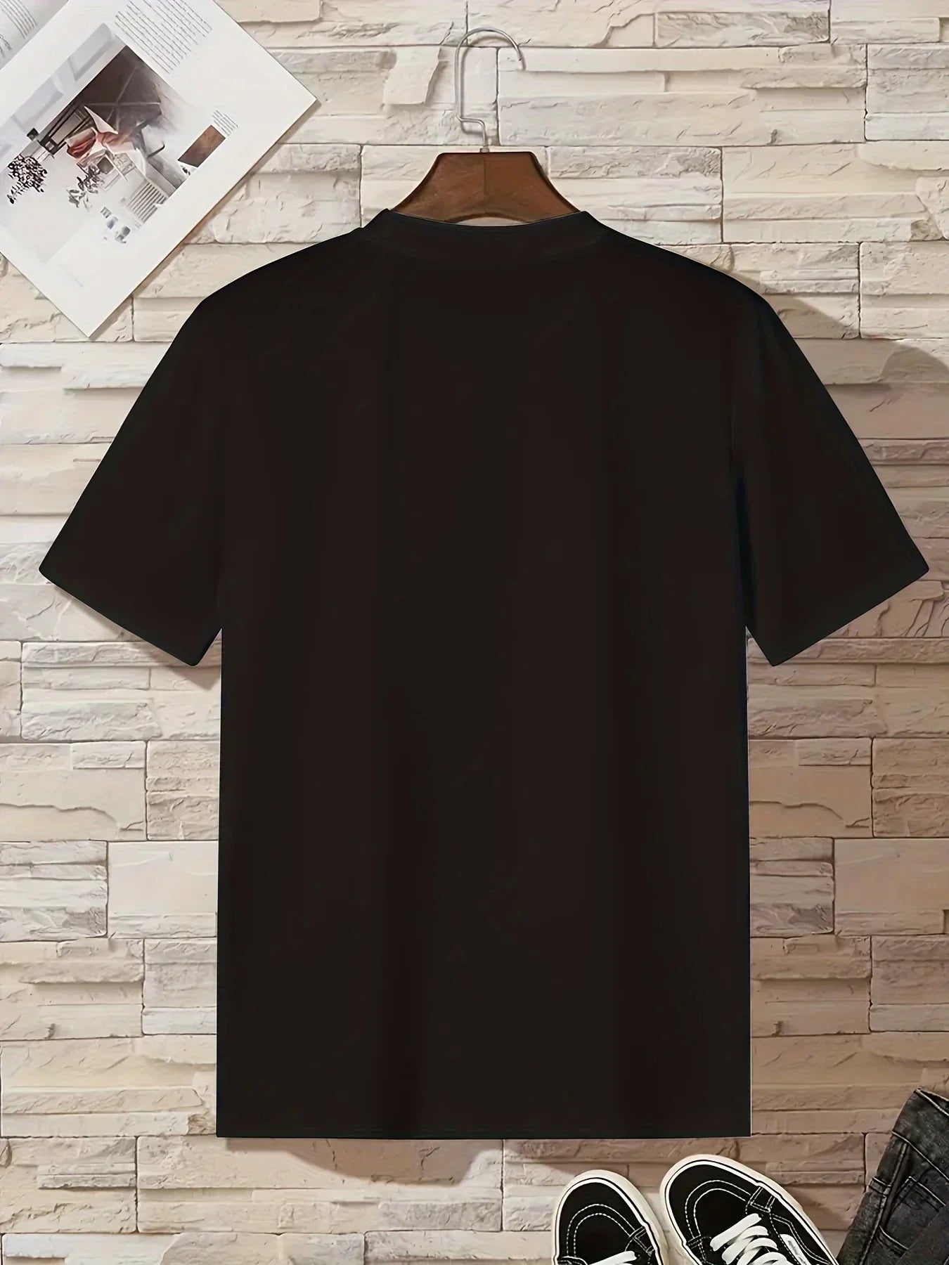 Women's Cat Letter Print Casual T-Shirt with Round Neck and Short Sleeves Slight Stretch Soft Activewear Tee in Plus Sizes M to 5XL