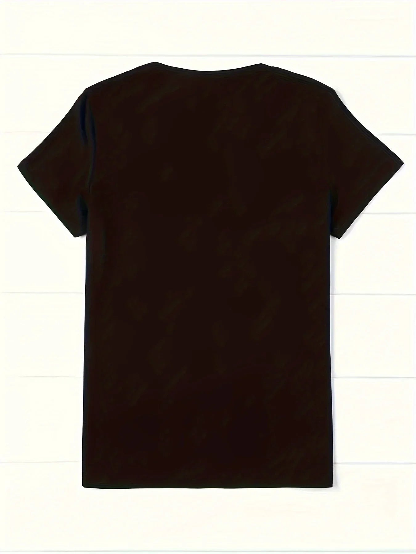 Women's Gesture Print Crew Neck T-Shirt Soft Comfortable Casual Short Sleeve Top for Spring and Summer