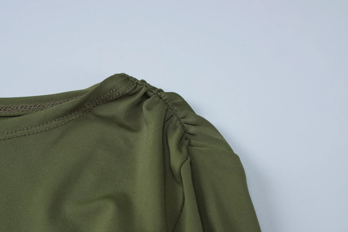 Elegant Long Sleeve Draped Bodycon Maxi Dress for Evening Parties and Festivals with Stylish Y2K Inspiration