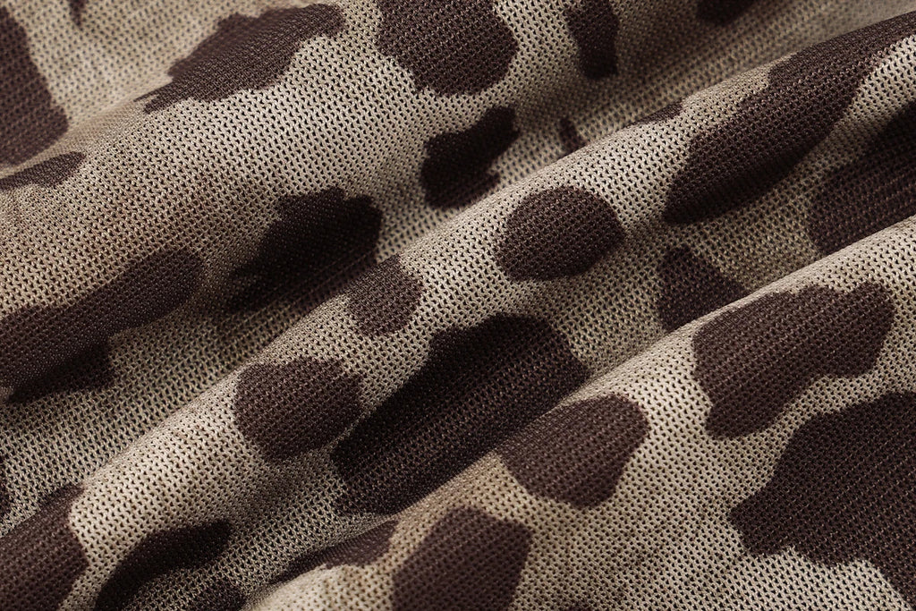 Women's Leopard Print Strapless Bodycon Midi Dress with Slit for Summer Beach Vacation and Club Outfits