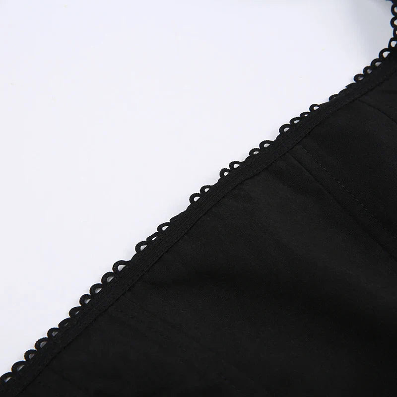 Elegant Casual Solid Lace Trim A-Line Maxi Dress with Slash Neck and Sleeveless Design for Summer Ladies