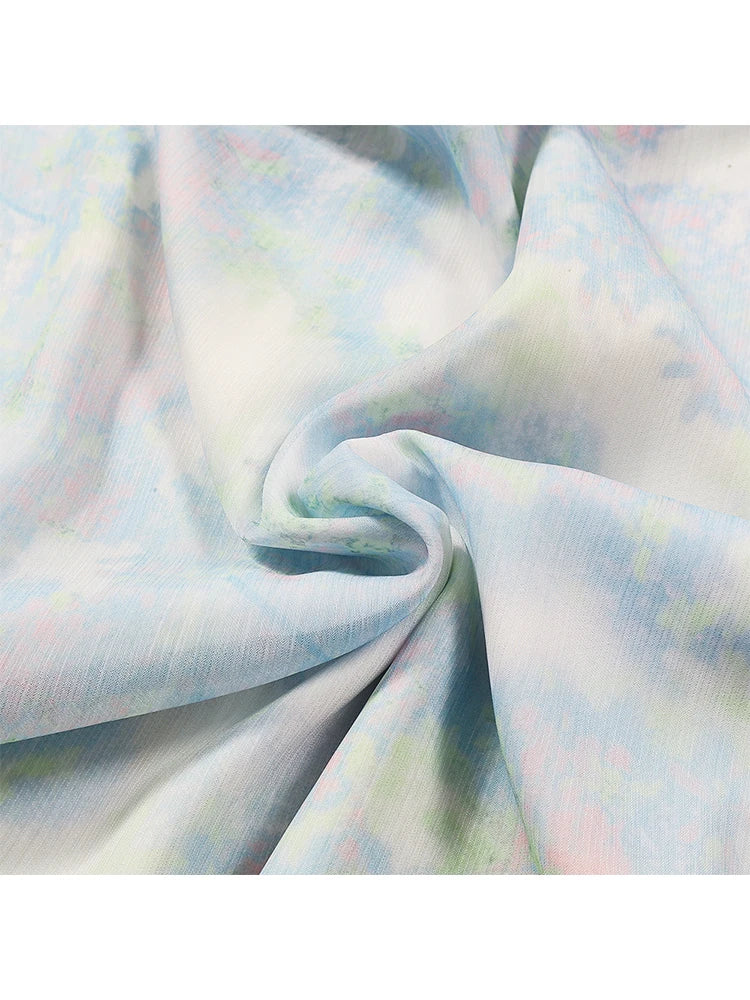 Summer Sporty Chic French White Dress for Women with Long Bubble Sleeves and Comfortable Fit Elegant Niche Primrose Style