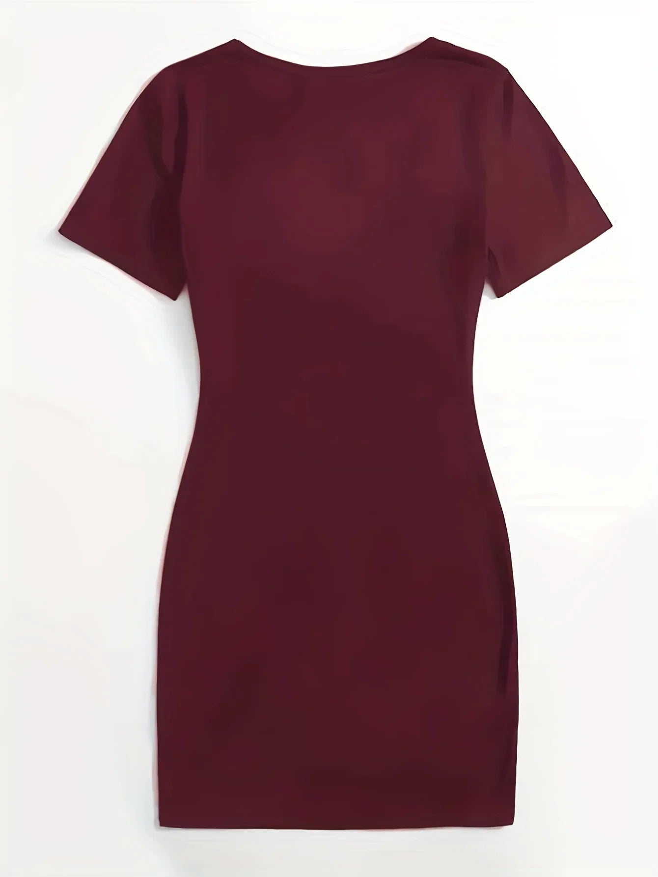 Queen Print Casual Loungewear Tee Dress with Short Sleeves and Summer Comfort for Women