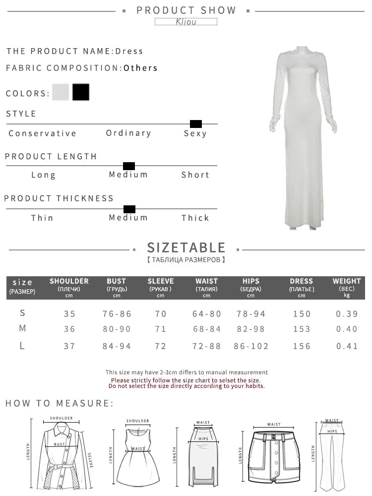 Elegant Women's Maxi Dress with Full Sleeves and Backless Design, Classic Fall Swinging Sheath Evening Robe