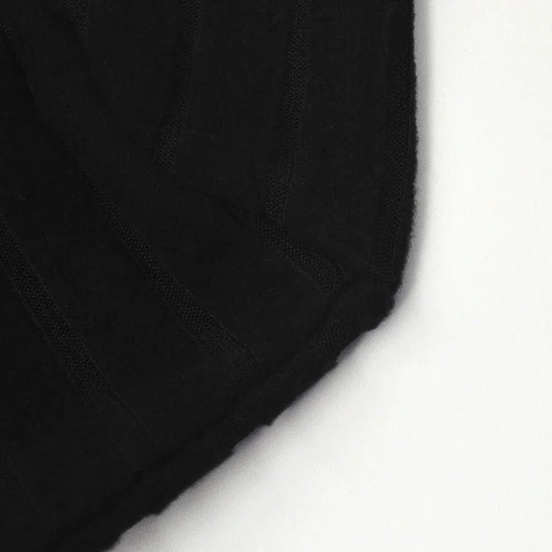 Elegant Autumn Winter Long Sleeve Turtleneck Mini Dress for Women Casual Slim Fit Streetwear Fashion